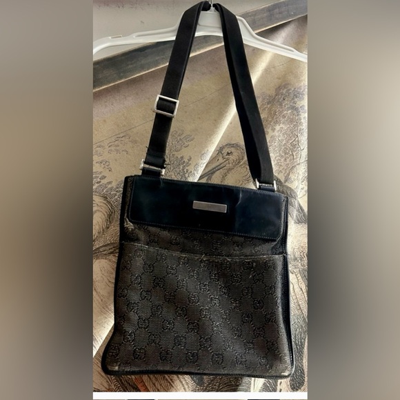Gucci Crossbody Bag Black Brown Designer Bag - Picture 1 of 14